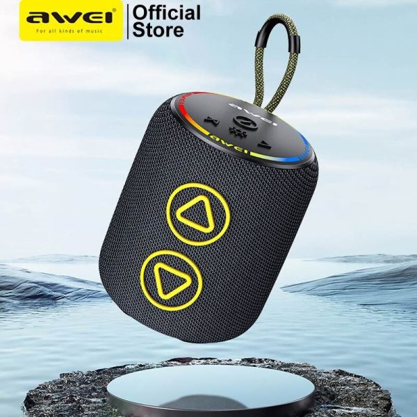 AWEI KA13 Portable Bluetooth Speaker | 8W Deep Bass | RGB Light | Waterproof Wireless Speaker