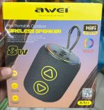 AWEI KA13 Portable Bluetooth Speaker | 8W Deep Bass | RGB Light | Waterproof Wireless Speaker - Image 2