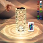 Rose Diamond Crystal LED Light | Romantic Gift Decoration Lamp