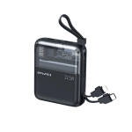 Awei P149K 10000mAh 22.5W Fast Charging Power Bank | Built-in Cable | Digital Display - Image 3